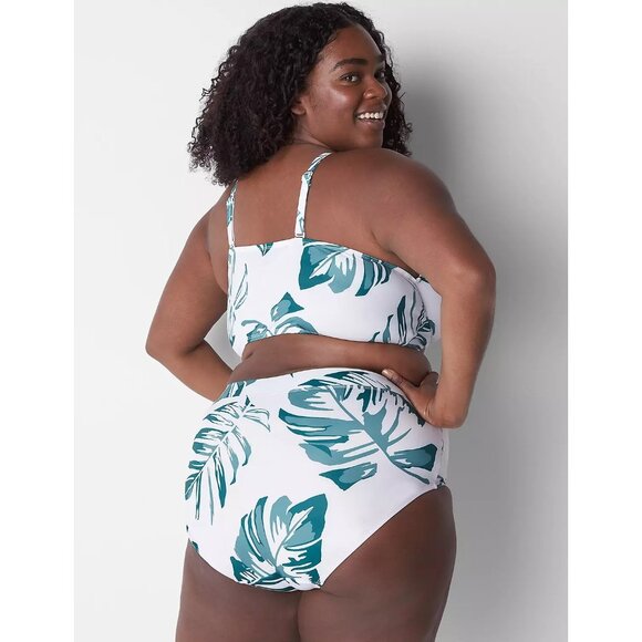 Lane Bryant Cacique High Waist Swim Brief 28 - Picture 2 of 3